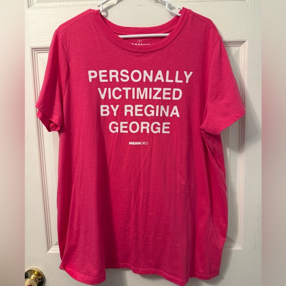 Torrid Pink Mean Girls Short Sleeve Crew Neck Plus Size Tee